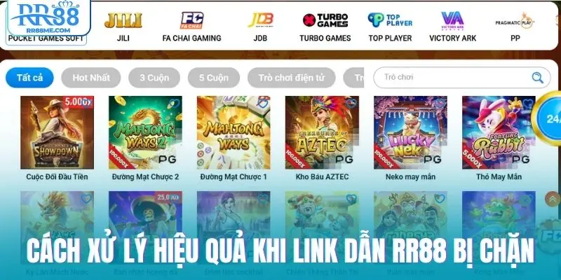 Hướng dẫn cách khắc phục khi link vào bị chặn